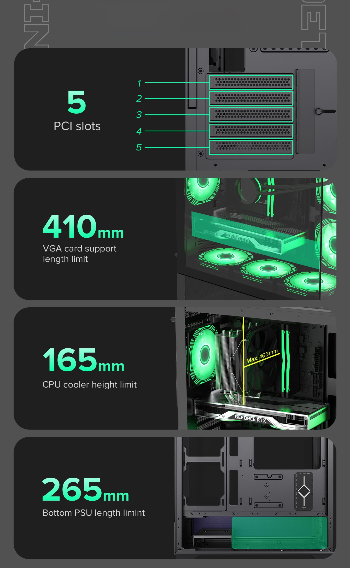 GAMEMAX VISTA MB Black Micro-ATX Tower Computer Case